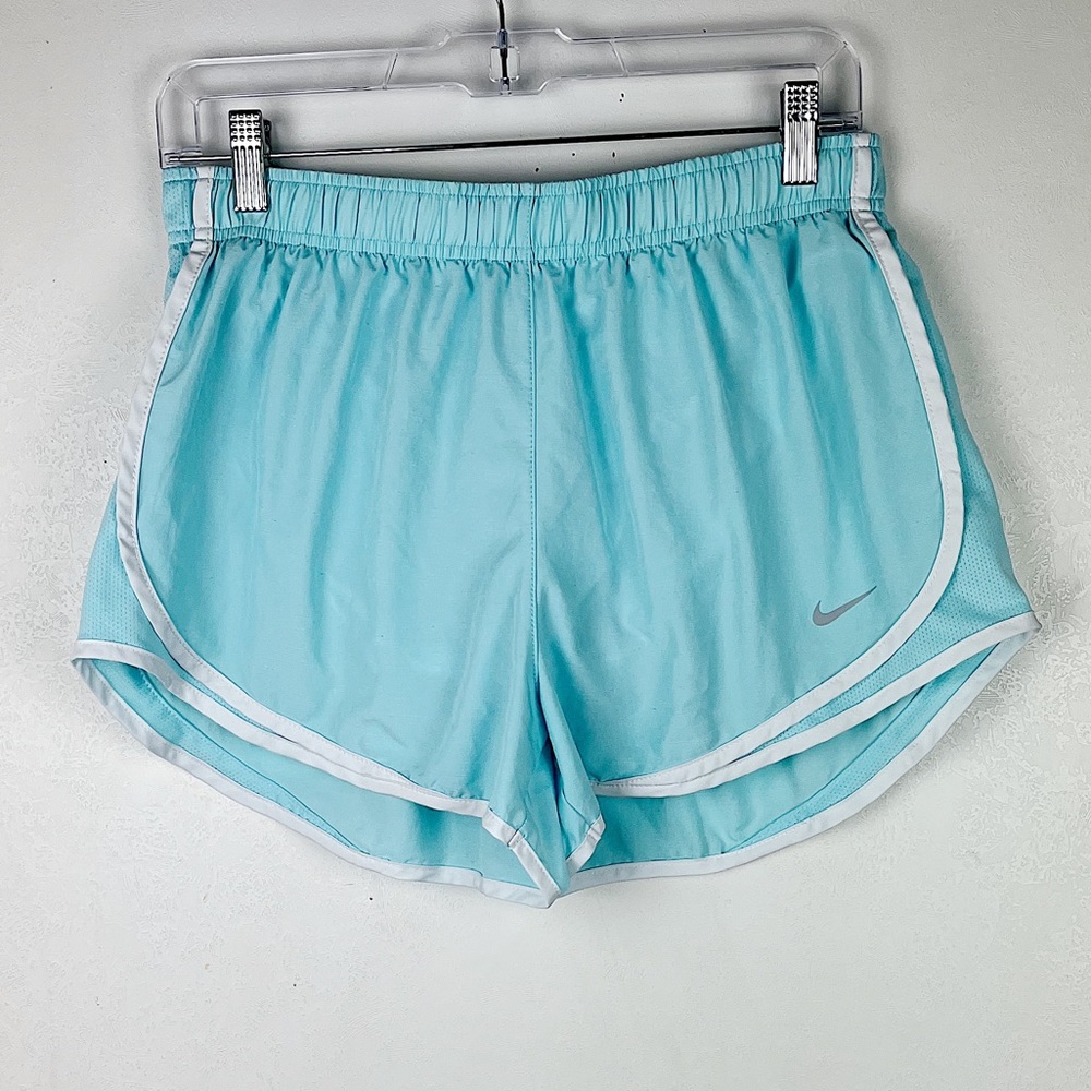 Nike Tempo Core 3” Running Shorts Light Blue Womens Large Athletic Activewear